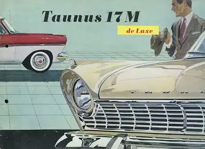 Ford Taunus 17 M de Luxe P 2 Prospekt ca. 1957