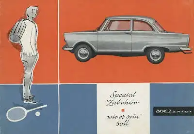 DKW Junior Zubehör Prospekt ca. 1960