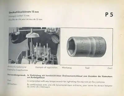 Porsche 356 Pre-A A B Carrera Sonderwerkzeug-Katalog 8.1960