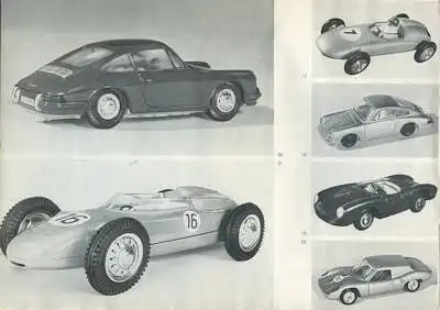Porsche Werbegeschenke Prospekt 12.1965