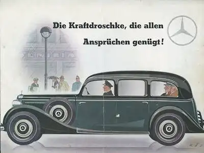 Mercedes-Benz 230 Taxi Prospekt 1938