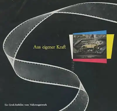 VW Großfarbfilm Prospekt 4.1954