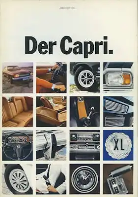 Ford Capri 2. Teil Prospekt 1970