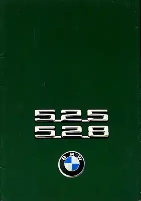 BMW 525 528 Prospekt 1.1975