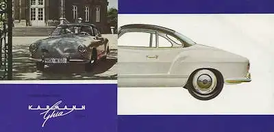 VW Karmann Ghia 1200 Prospekt ca. 1960