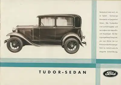 Ford A Prospekt 2.1931