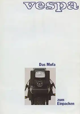 Vespa Mofa Pack 2 Prospekt 1982