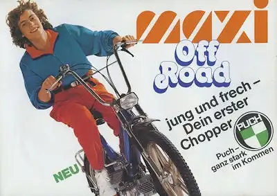Puch Mofa Off Road Maxi Prospekt 1986
