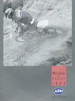 KTM Moto Cross & Enduro Programm 1988