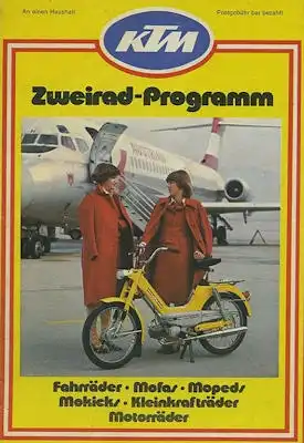 KTM Programm ca. 1977