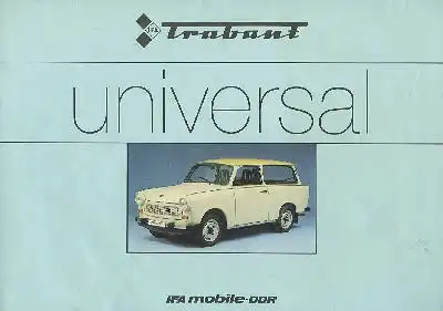 Trabant 601 Universal Prospekt 1985