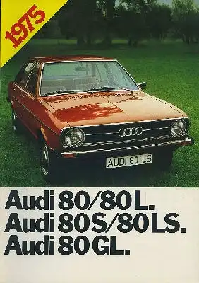 Audi 80 Prospekt 8.1974