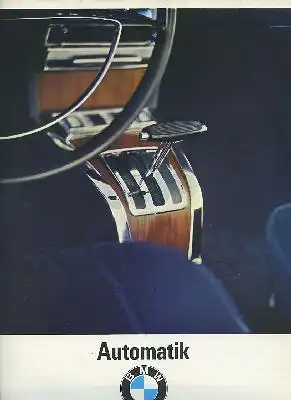 BMW Automatik Prospekt ca. 1968