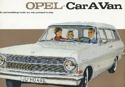 Opel Rekord A CarAVan Prospekt 11.1963