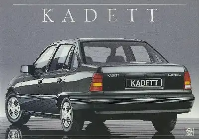 Opel Kadett E Prospekt 11.1986