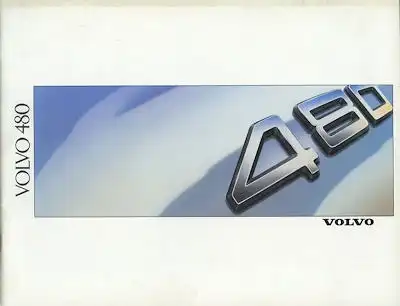Volvo 480 Prospekt 1988