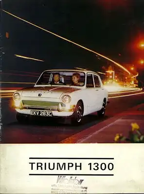 Triumph 1300 Prospekt 1966