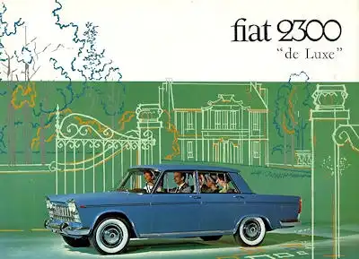 Fiat 2300 de Luxe Prospekt ca. 1965