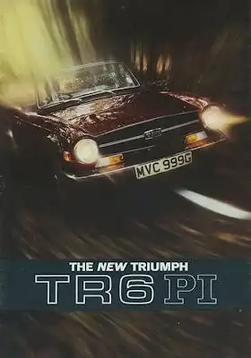 Triumph TR 6 PI Prospekt 2.1969