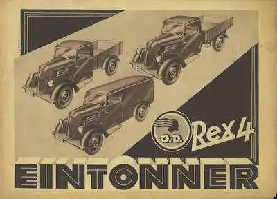 OD Rex 4 Prospekt 1930er Jahre