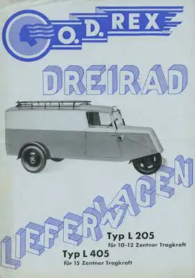 OD L 205 / 405 Prospekt 1930er Jahre