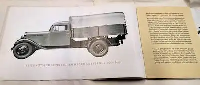 Opel Blitz 3,5 Ltr. Prospekt 1930er Jahre