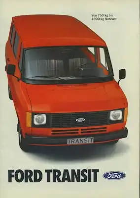 Ford Transit Prospekt 12.1981