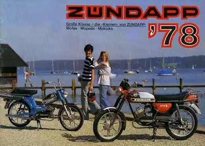 Zündapp Mofa Moped Mokick Programm 1978