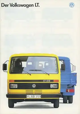 VW LT Prospekt 1.1986