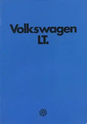 VW LT Prospekt 8.1978
