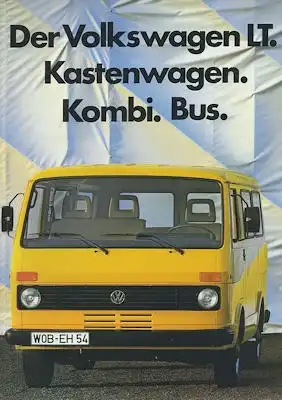 VW LT Prospekt 2.1983