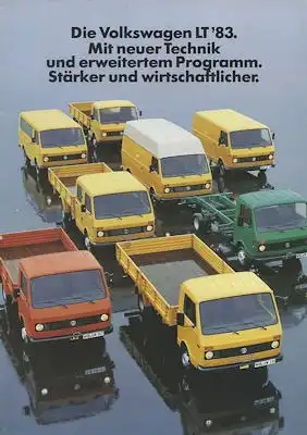VW LT Prospekt 12.1982