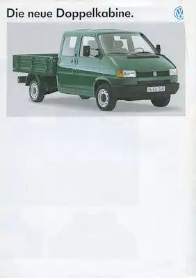 VW LT Doppelkabine Prospekt 5.1991