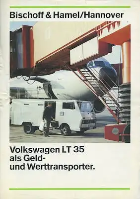 VW LT 35 Geldtransporter Prospekt 1980er Jahre