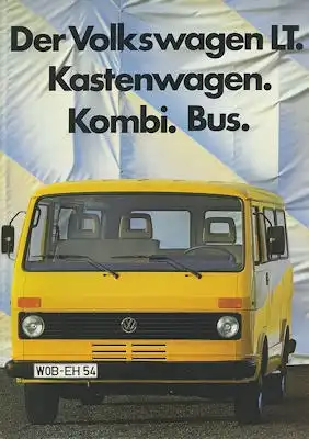 VW LT Prospekt 8.1983