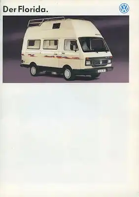 VW LT 28 / 31 Florida Prospekt 9.1993