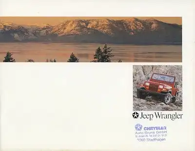 Jeep Wrangler Prospekt 1.1989