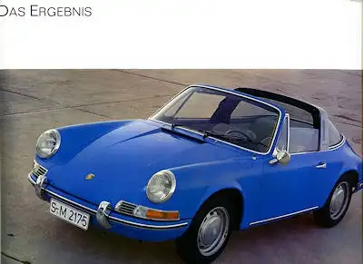 Porsche 911 Prospekt 10.1970