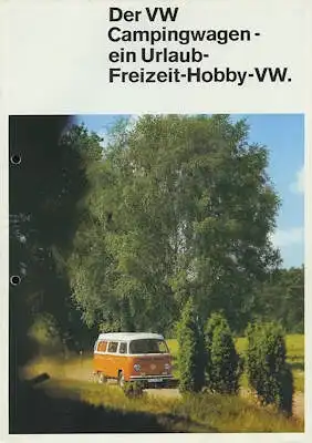 VW T 2 Campingbus Prospekt 1974