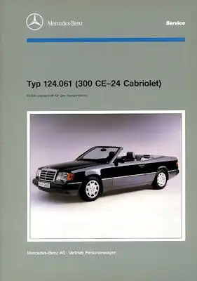 Mercedes-Benz 300 CE-24 Cabriolet Reparaturanleitung 1992