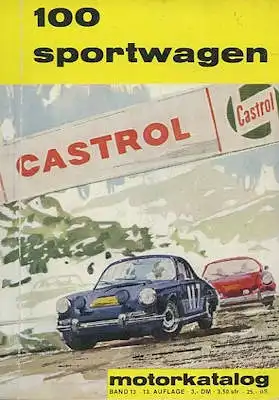 Motorkatalog 100 Sportwagen Band 13 9.1965