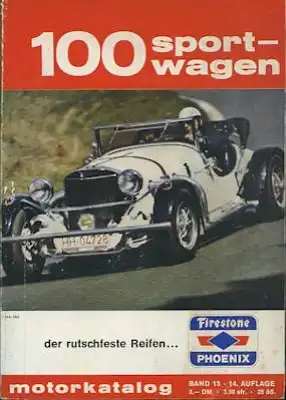 Motorkatalog 100 Sportwagen Band 13 11.1966