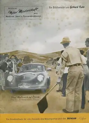 Gehard Bahr Deutsche Motor-Meisterschaft 1952 Heft 3 Sonderheft