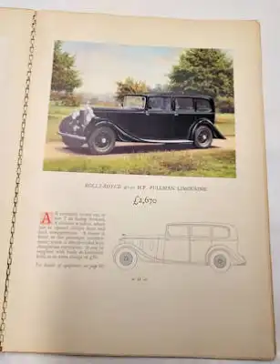 Rolls-Royce Phantom III 40-50 HP Prospekt 10.1937