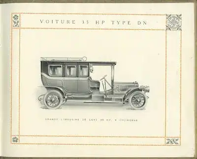 De Dion Bouton Katalog 1912