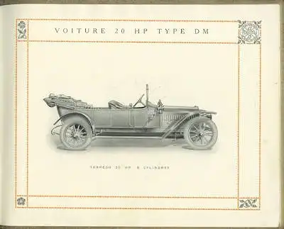 De Dion Bouton Katalog 1912