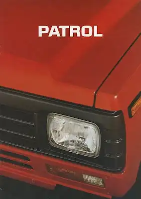 Nissan Patrol Prospekt 1985