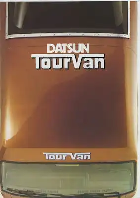 Datsun TourVan Prospekt 1983