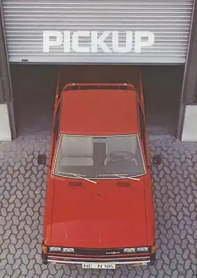 Datsun Pickup Prospekt ca. 1982