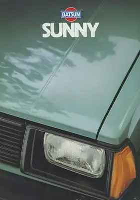Datsun Sunny Prospekt ca. 1981